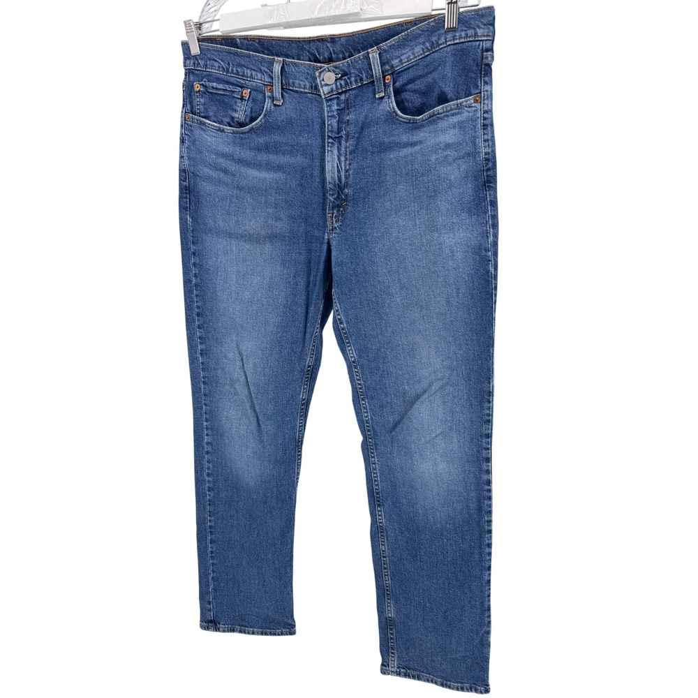 Levi 514 W38xL32 Straight Fit Jeans Mens Blue Denim Casual